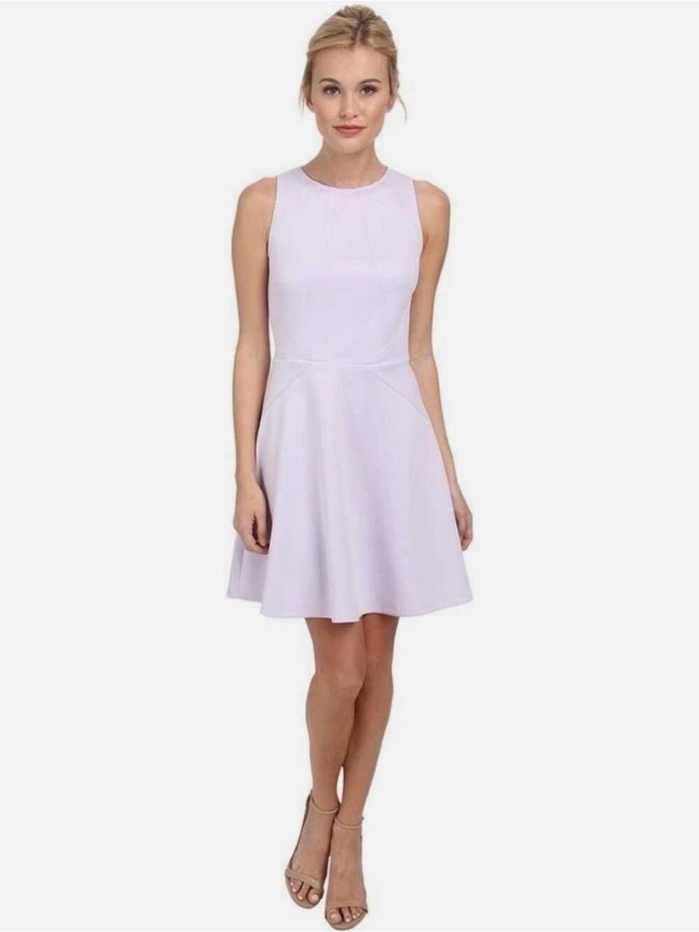 Ted Baker Lavender Mitton Mini Skater Dress XS